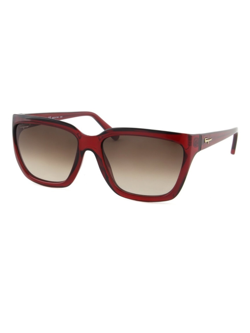 Salvatore Ferragamo Burgundy Gradient Lens Women's Sunglasses 😎